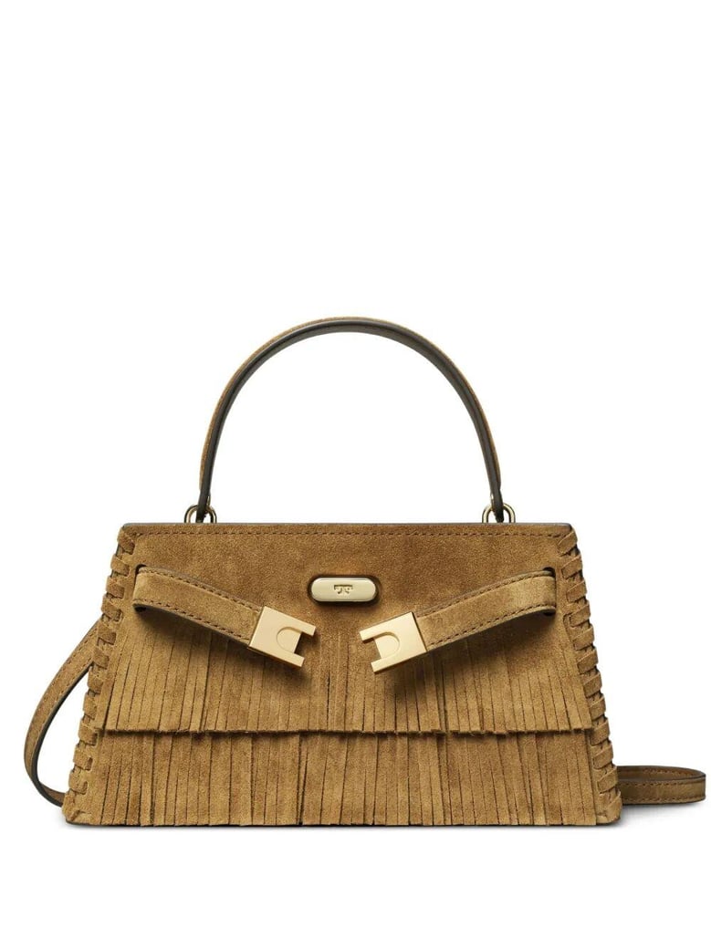 lee radziwill petite suede fringe mini top handle by Selfnex
