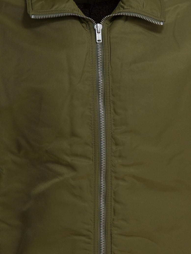 green nylon jacket by Selfnex
