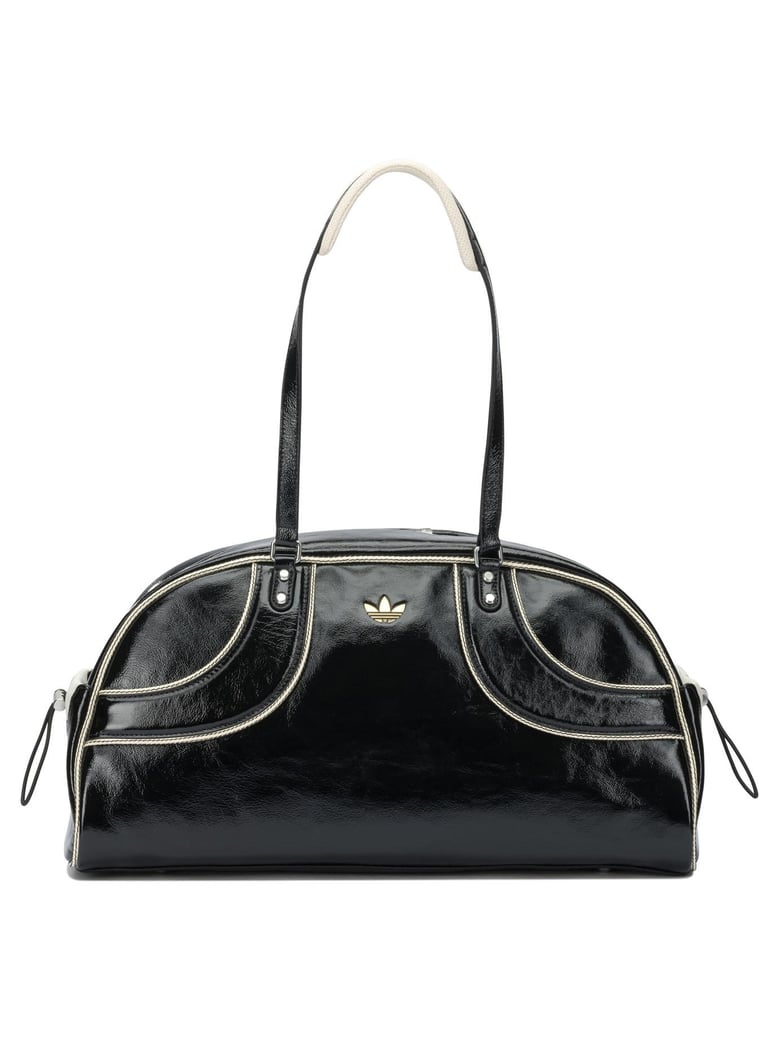 black cow leather sport bag by Selfnex