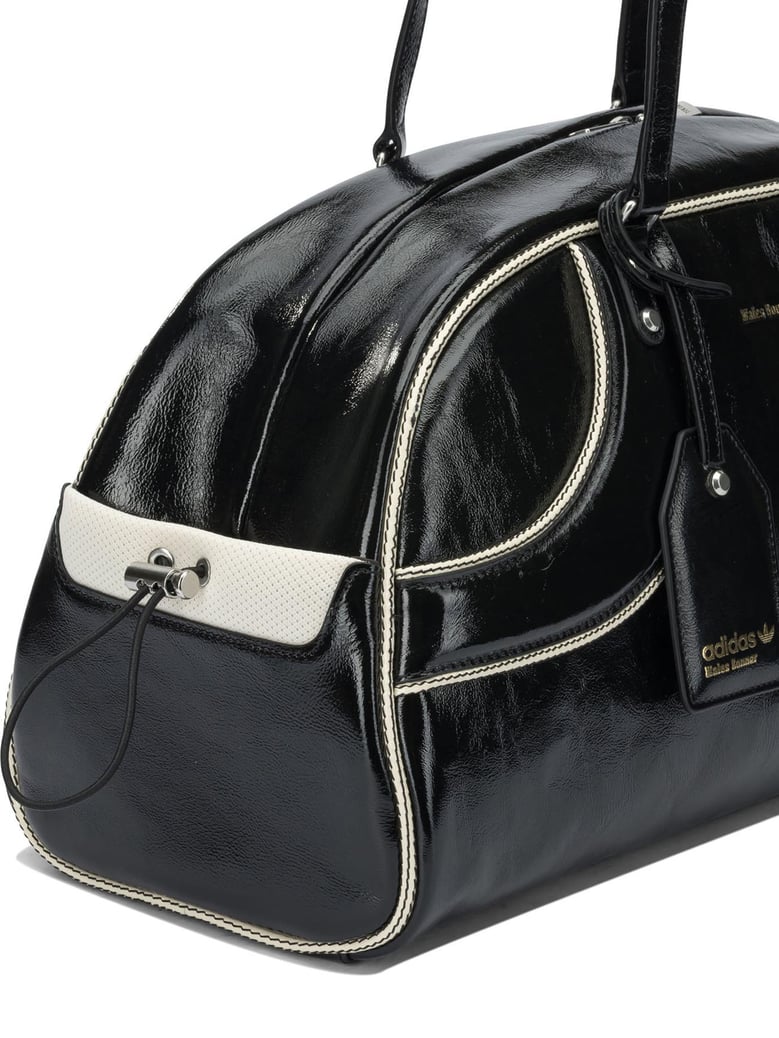 black cow leather sport bag by Selfnex