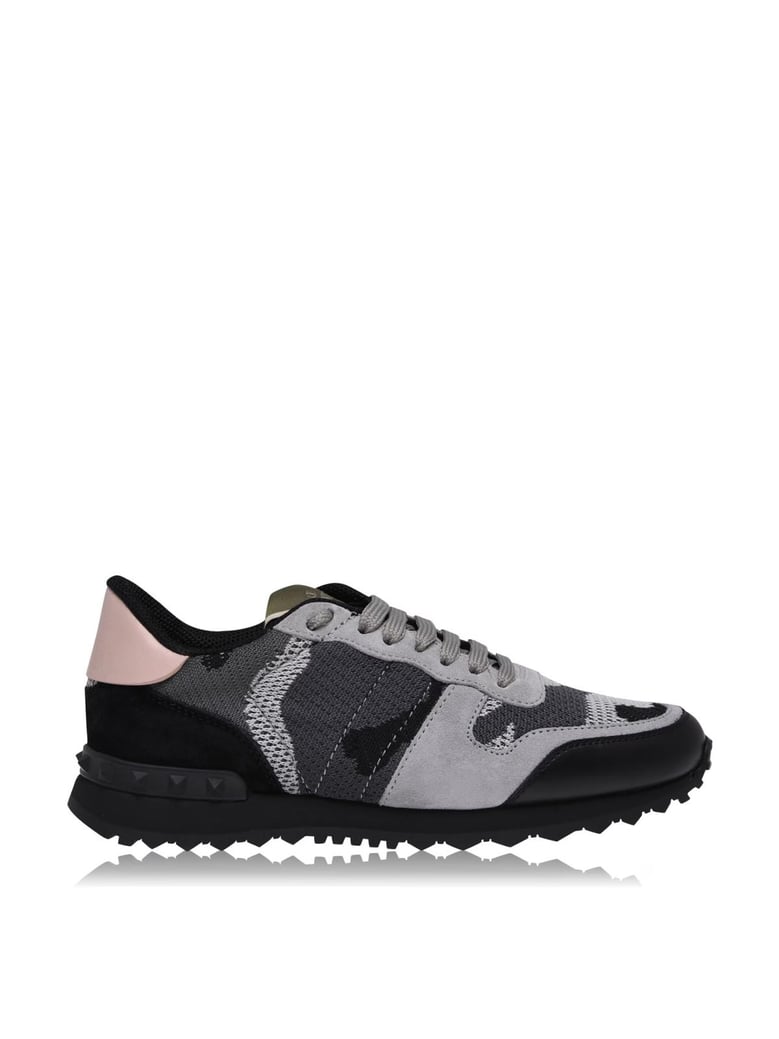 rockstud camo sneakers by Selfnex