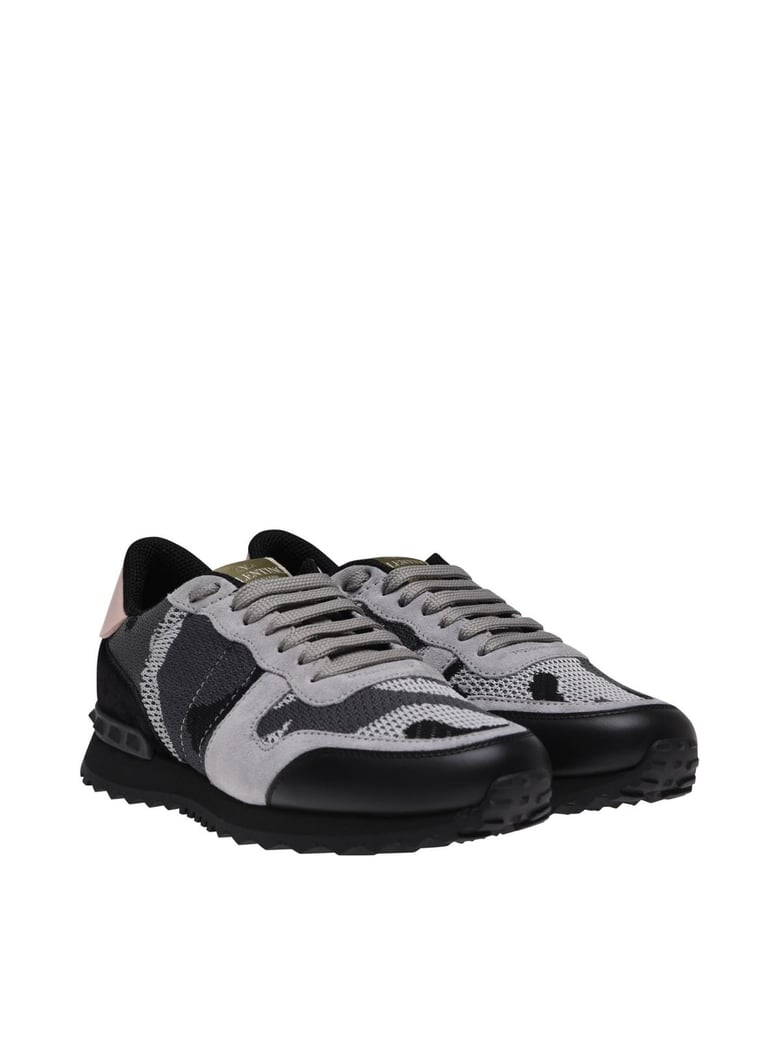 rockstud camo sneakers by Selfnex