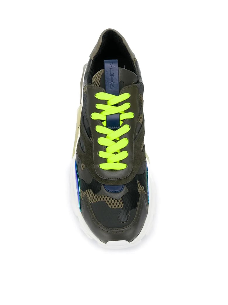 bounce camouflage sneakers by Selfnex