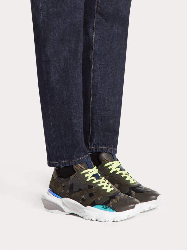 bounce camouflage sneakers by Selfnex