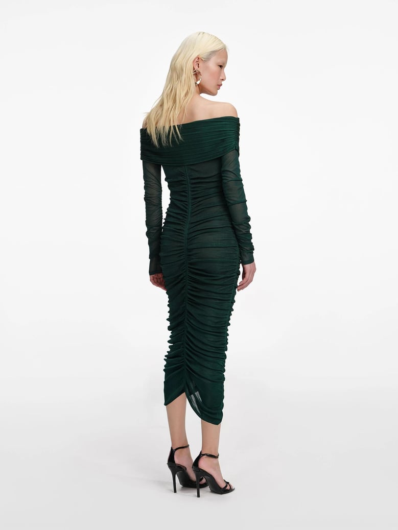 viscose knit midi dress by Selfnex