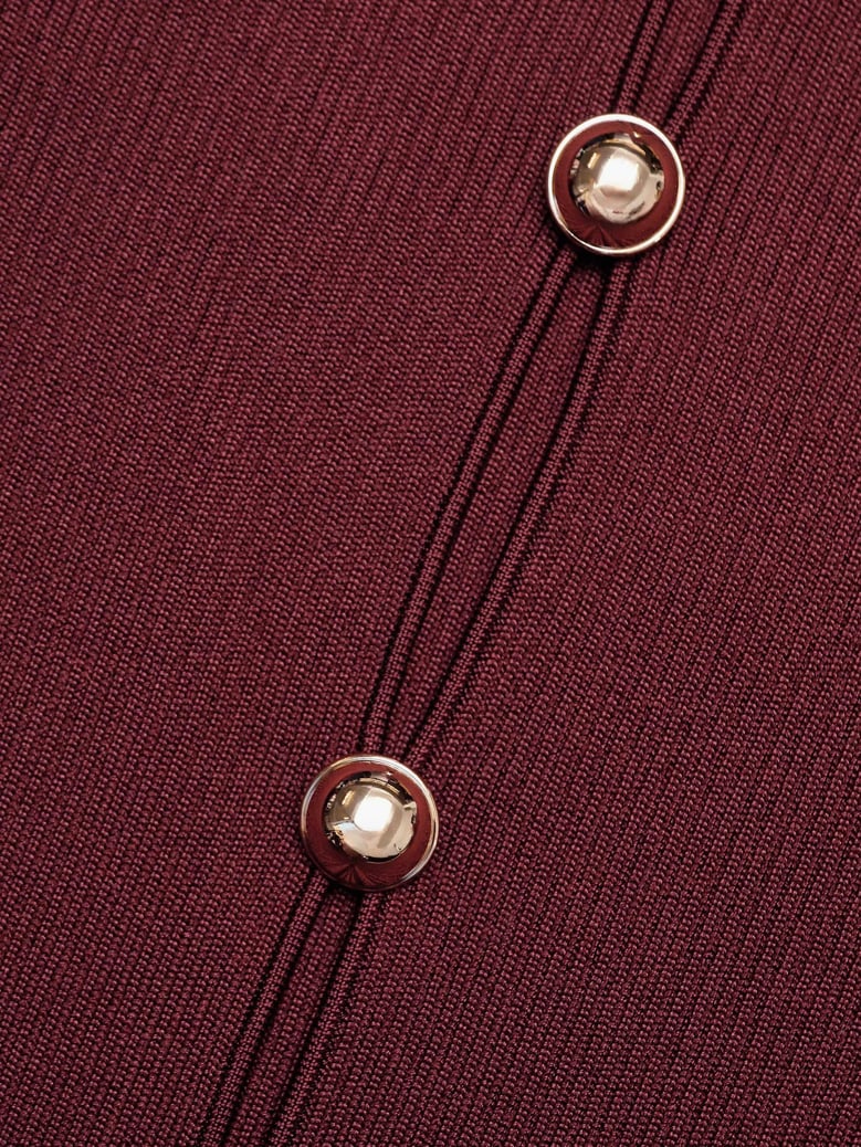 keyhole knit top by Selfnex