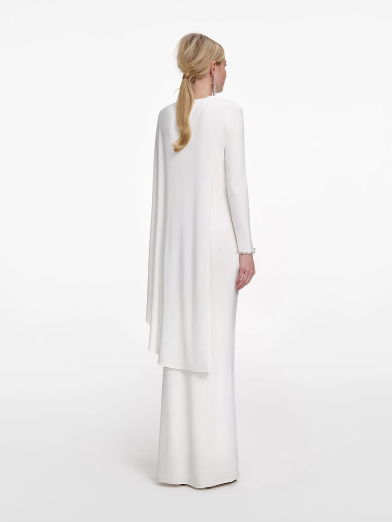 jersey drape maxi dress by Selfnex