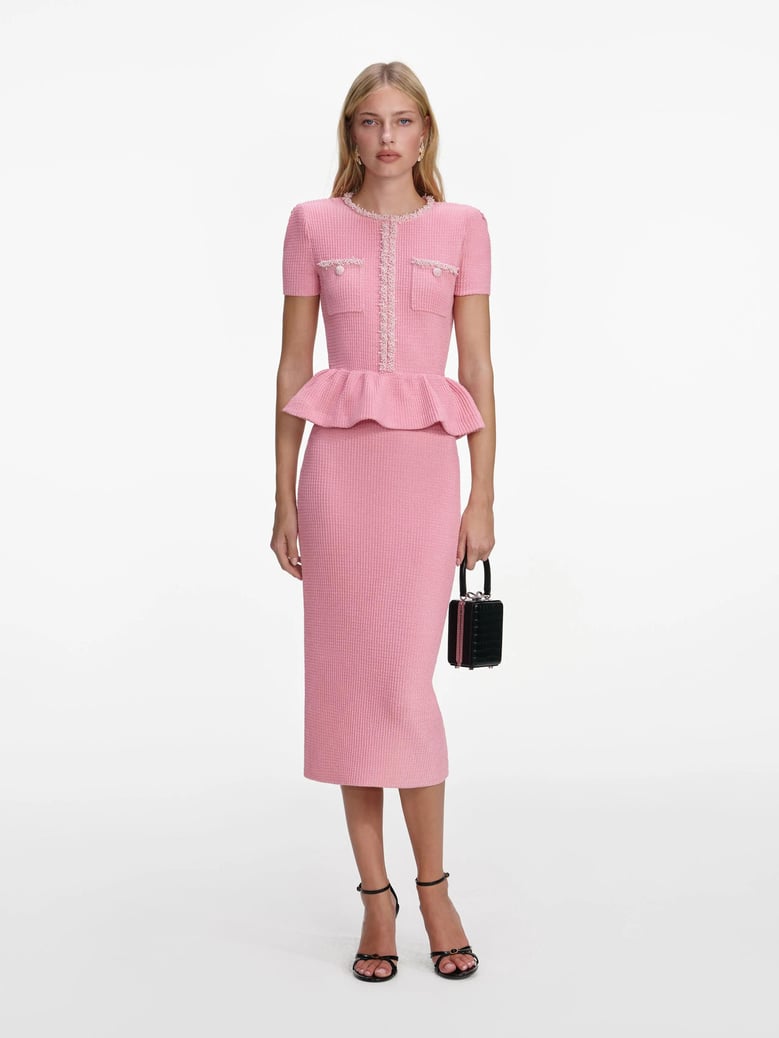 organza lace midi dress by Selfnex