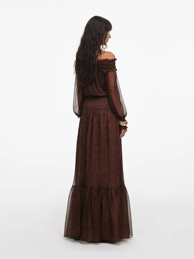 georgette maxi dress by Selfnex