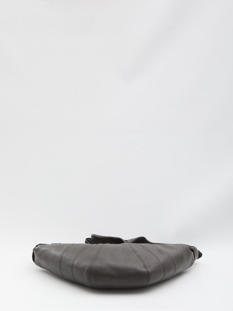 brown buffalo leather handbag by Selfnex