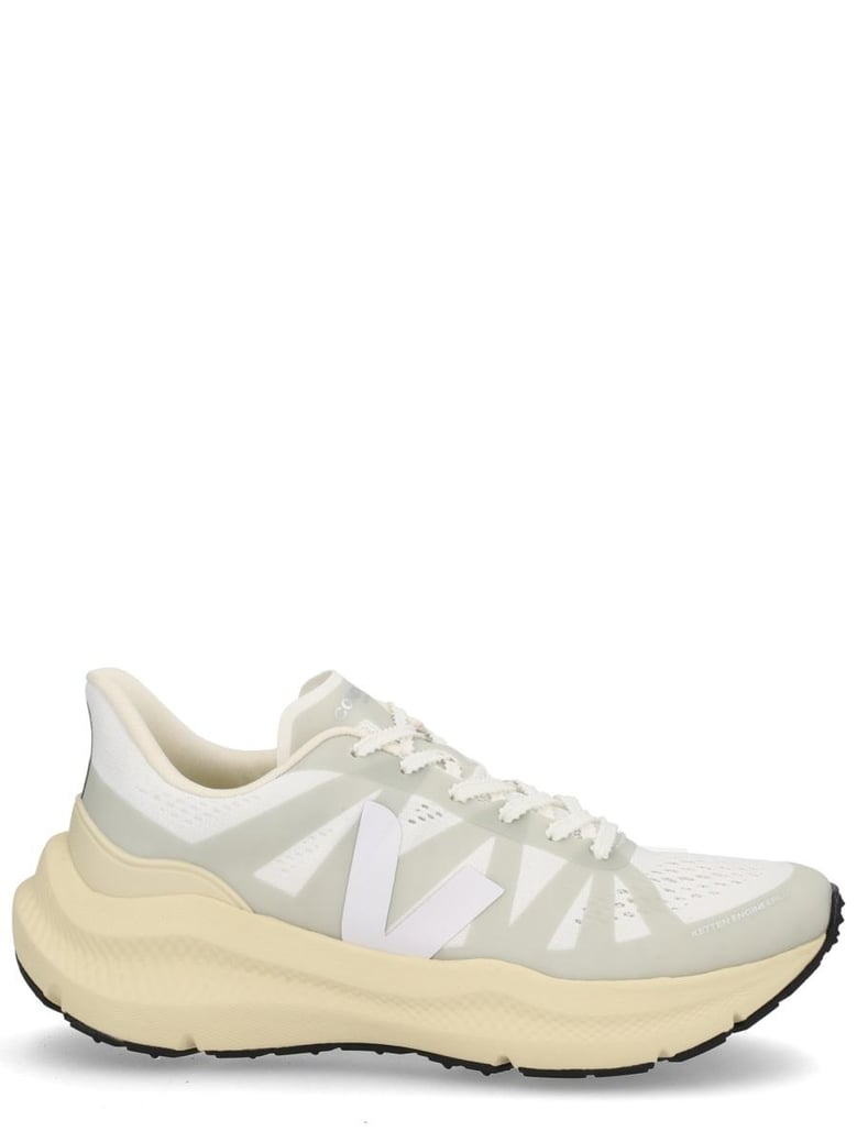 white recycled polyester sneaker by Selfnex