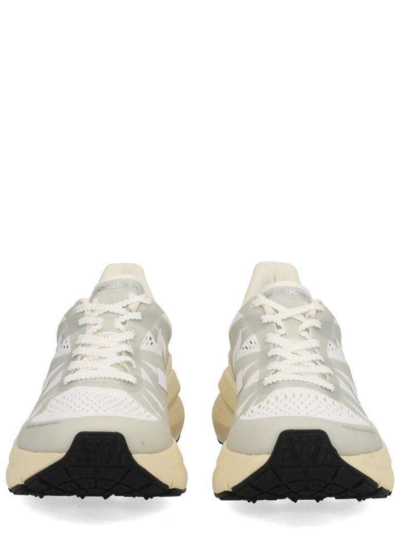 white recycled polyester sneaker by Selfnex