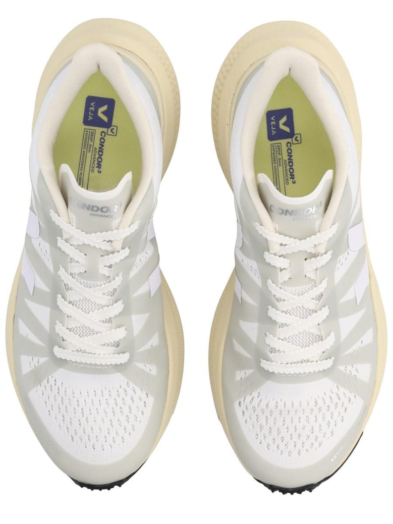 white recycled polyester sneaker by Selfnex