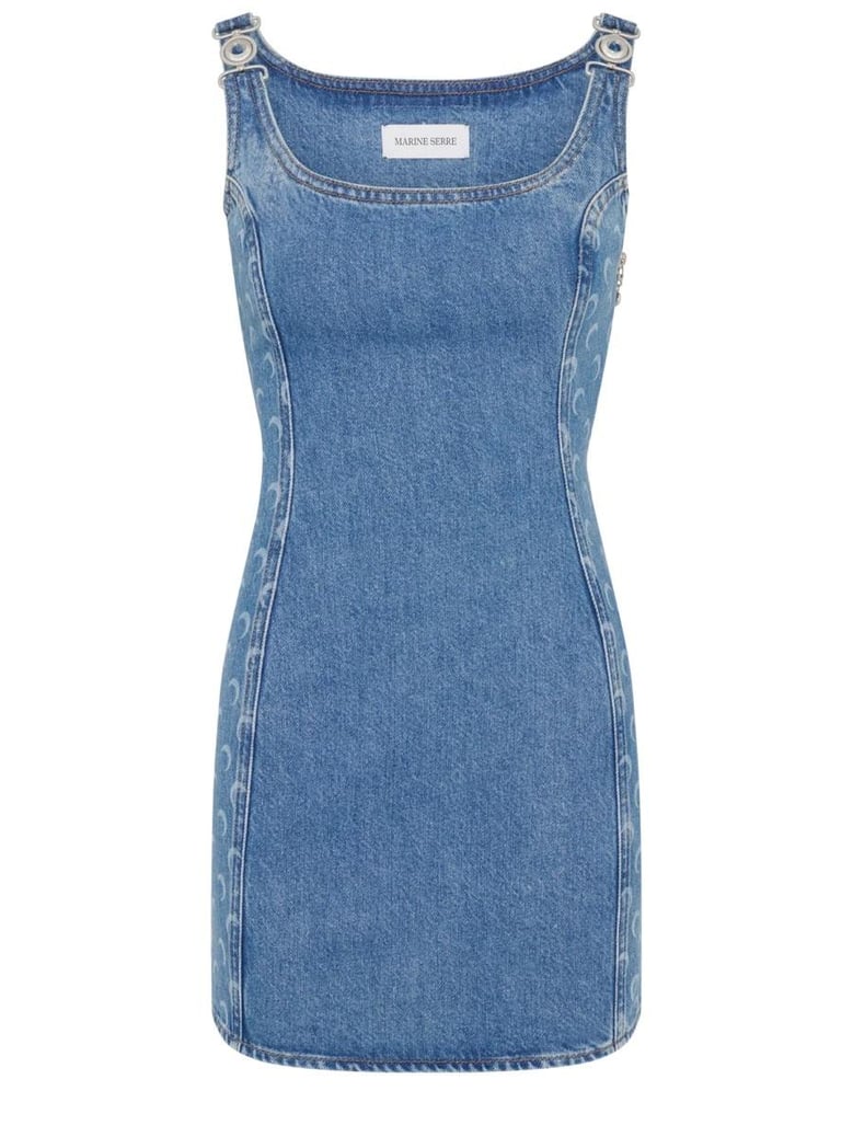 blue cotton dress by Selfnex