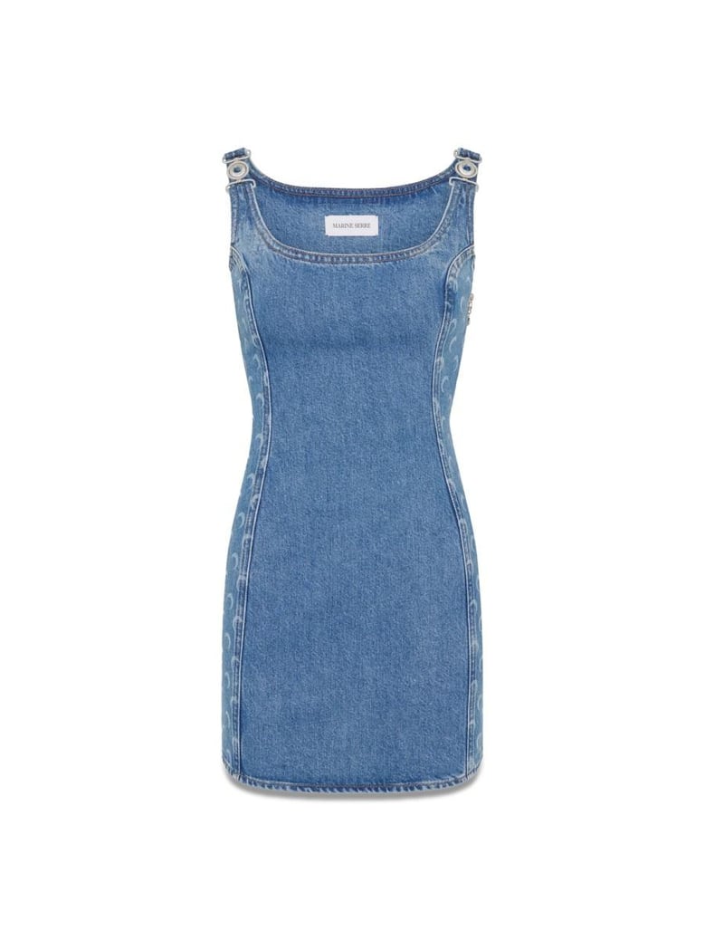 blue cotton dress by Selfnex