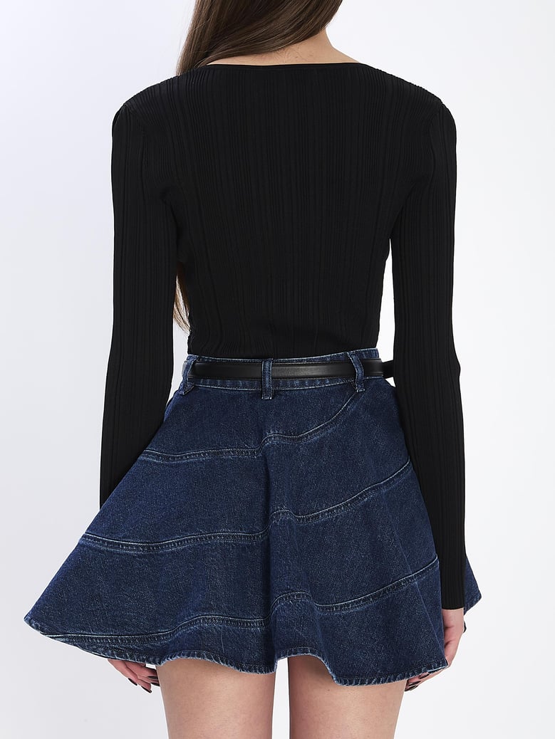 lace knit top by Selfnex