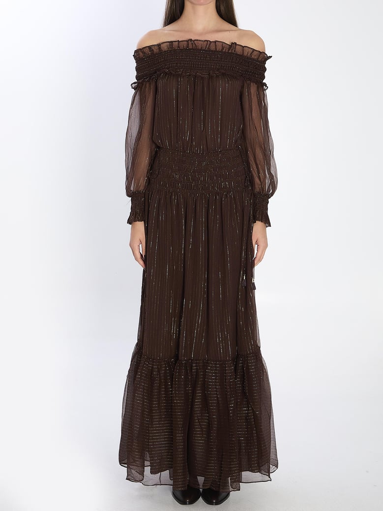 georgette maxi dress by Selfnex