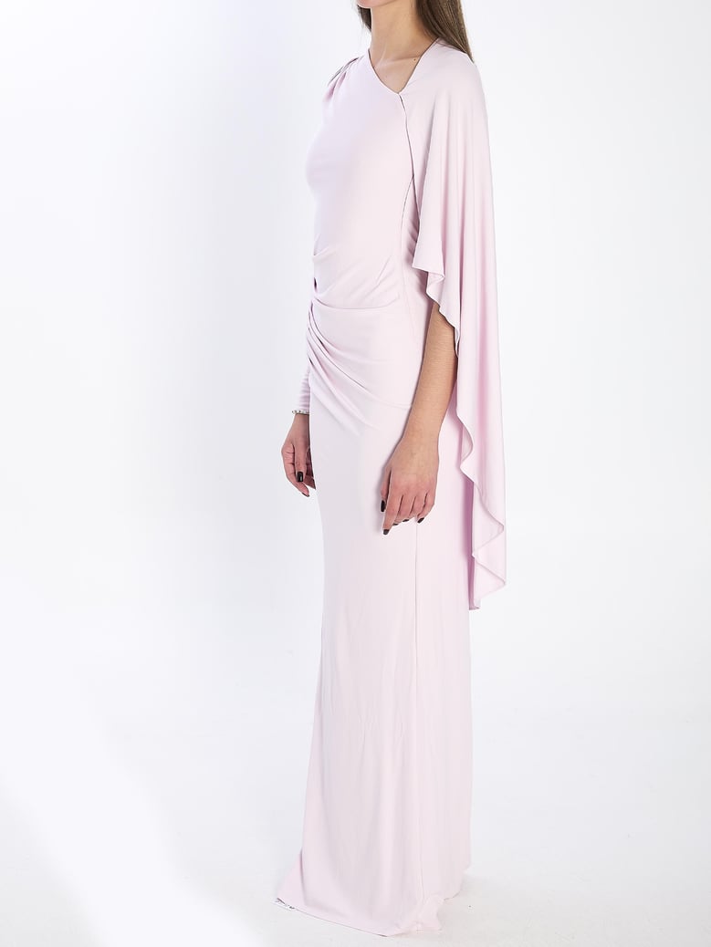 jersey drape midi dress by Selfnex