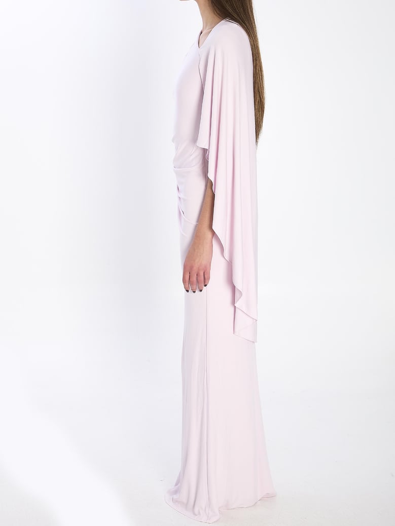 jersey drape midi dress by Selfnex