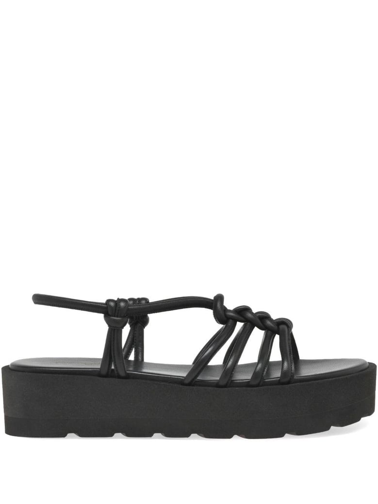hebe leather sandals by Selfnex