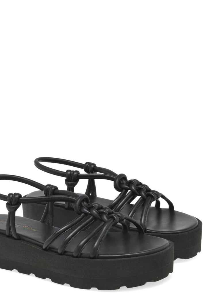 hebe leather sandals by Selfnex