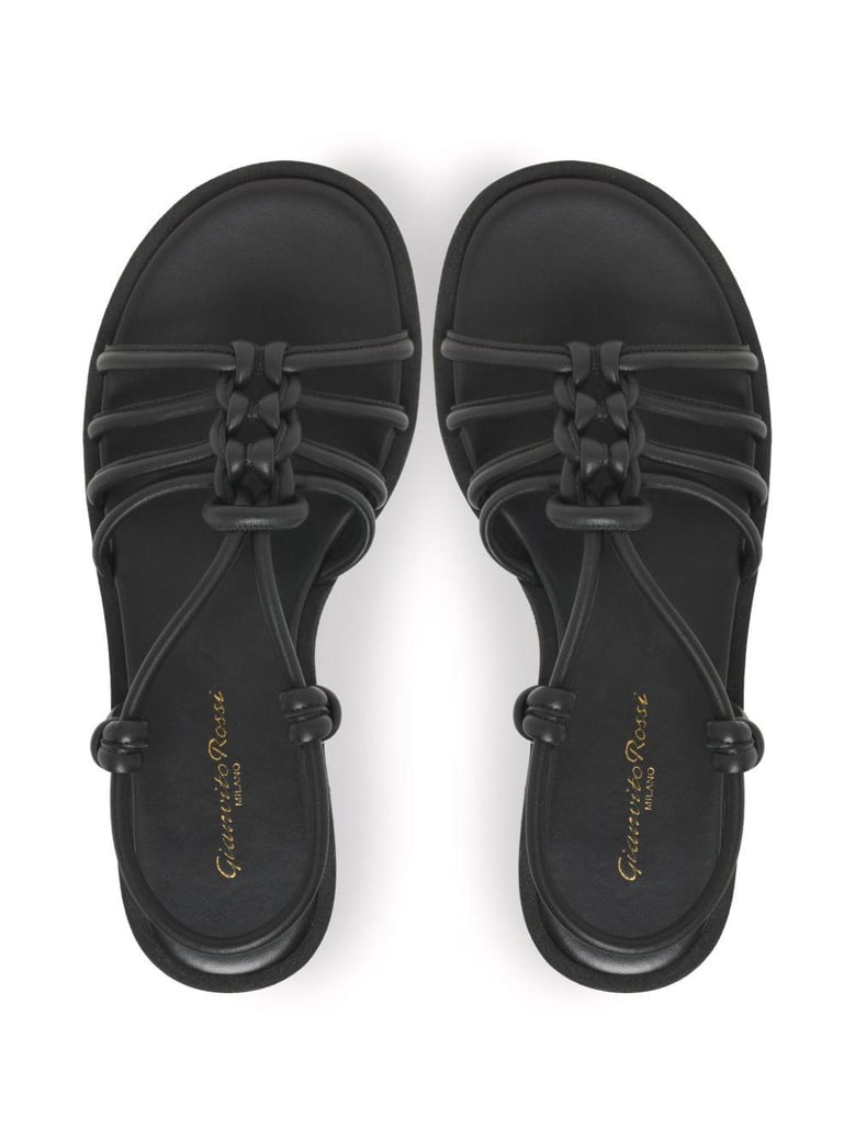 hebe leather sandals by Selfnex