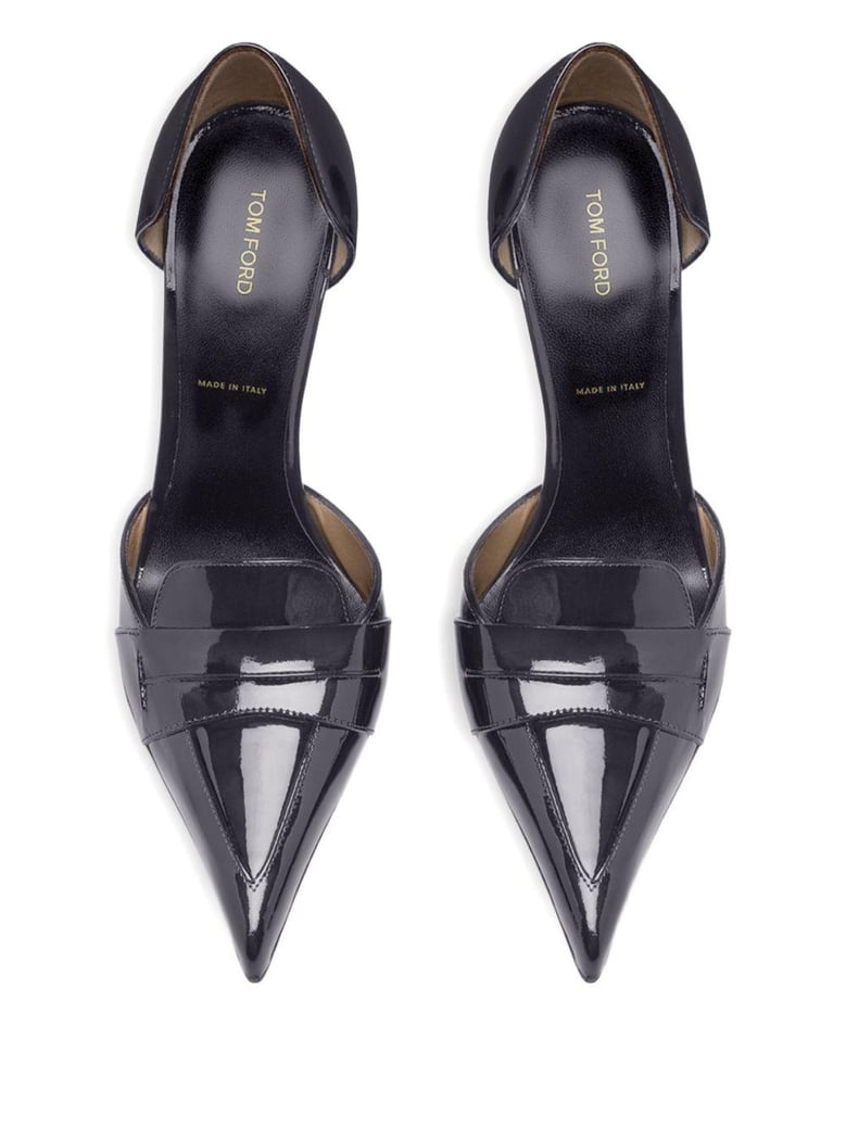 patent leather pumps by Selfnex