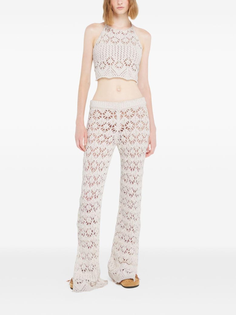 lagoon romance cotton trousers by Selfnex