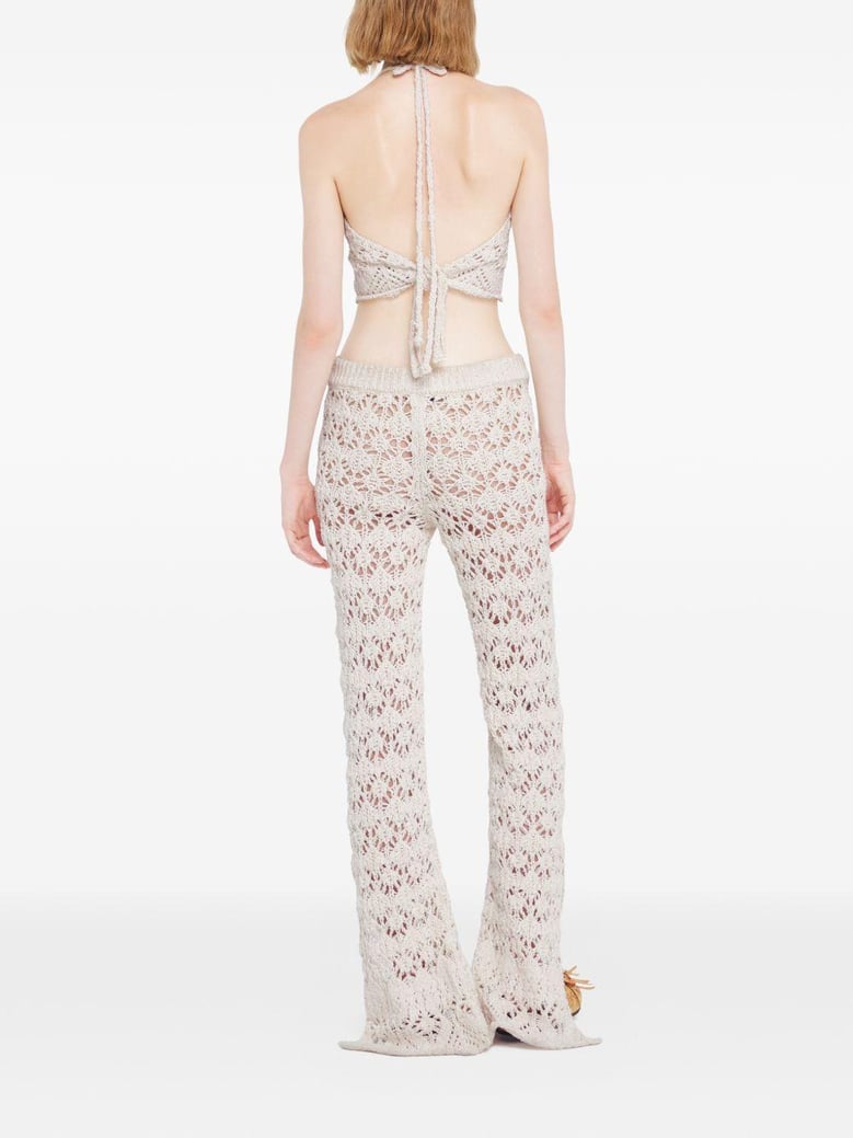 lagoon romance cotton trousers by Selfnex