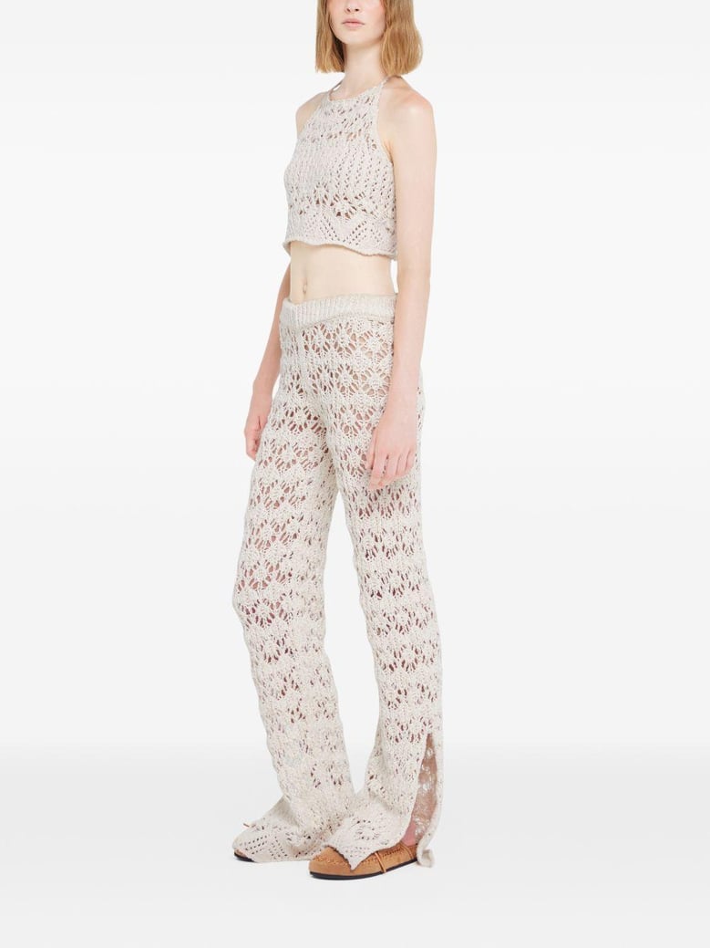 lagoon romance cotton trousers by Selfnex