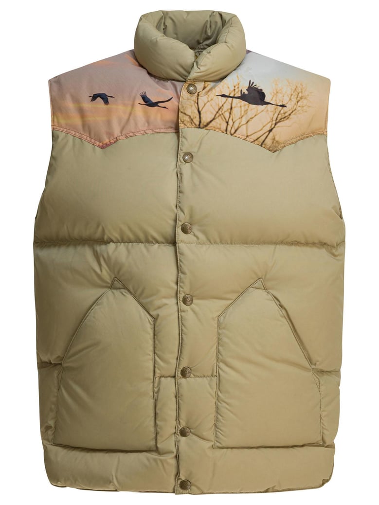 needles x rocky mountain featherbed sleeveless jacket by Selfnex