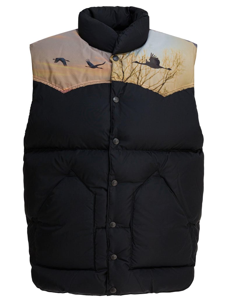 needles x rocky mountain featherbed sleeveless jacket by Selfnex