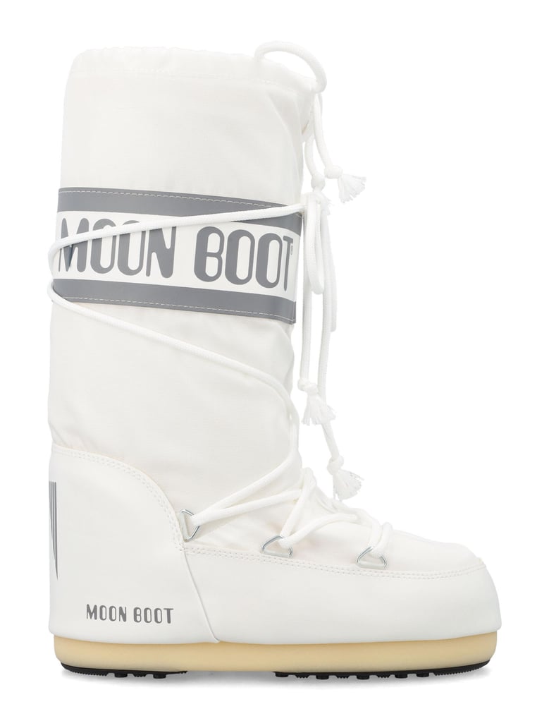 white polyamide boots by Selfnex
