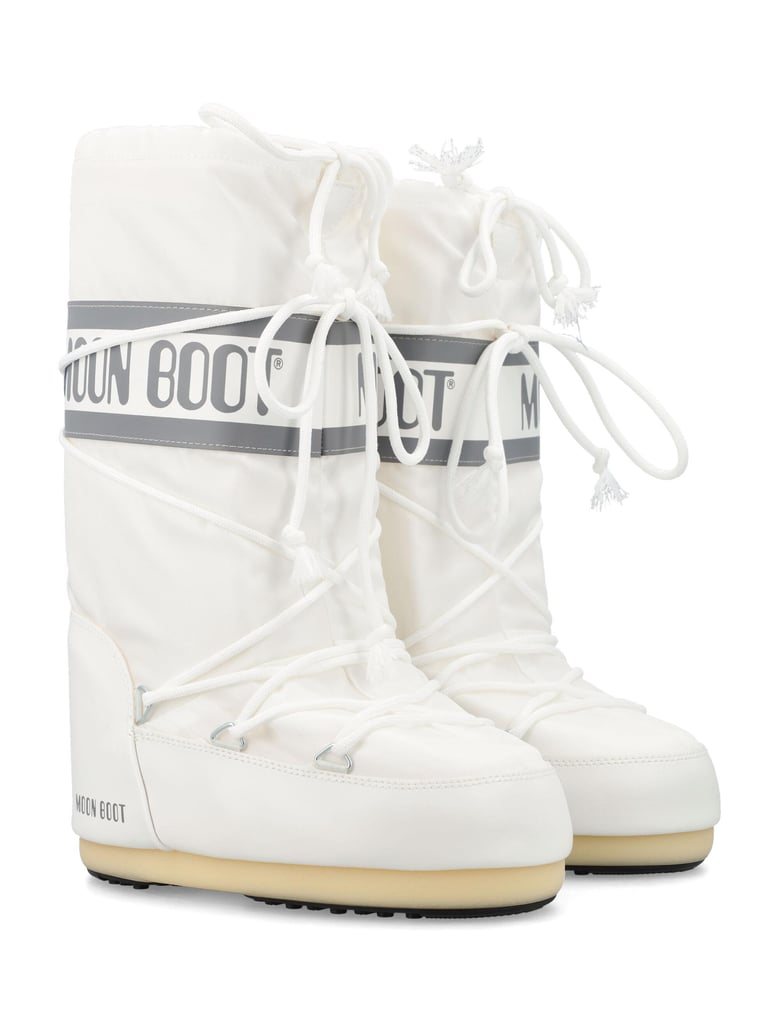 white polyamide boots by Selfnex
