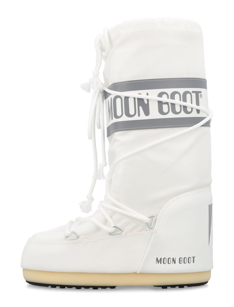 white polyamide boots by Selfnex