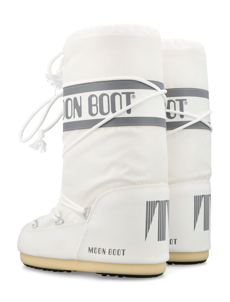 white polyamide boots by Selfnex
