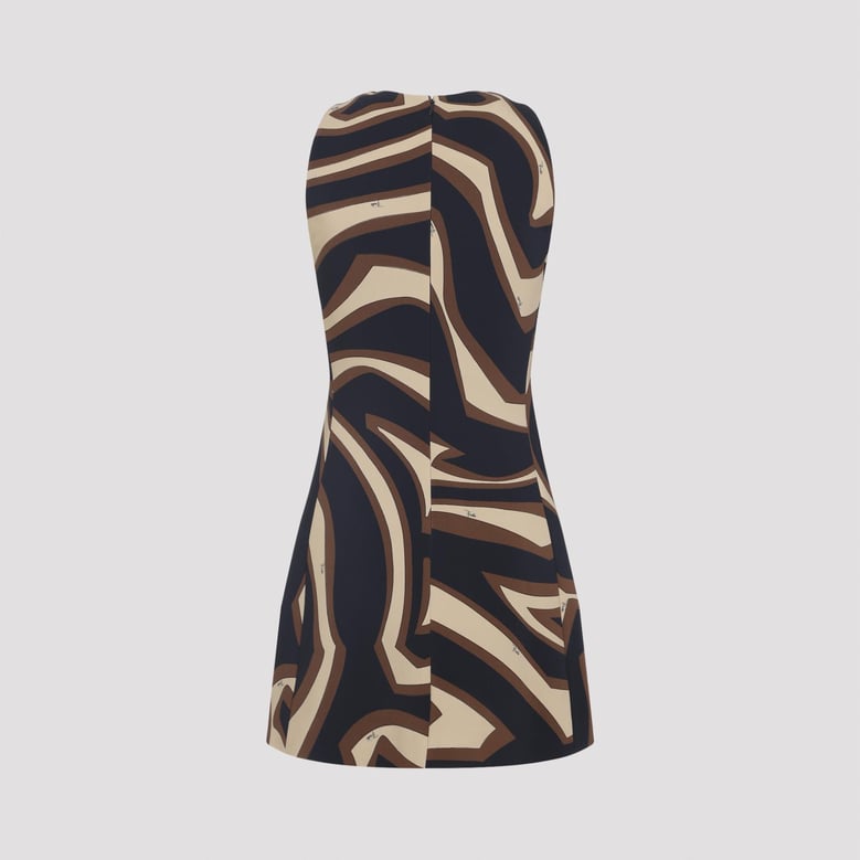 gold viscose dress by Selfnex