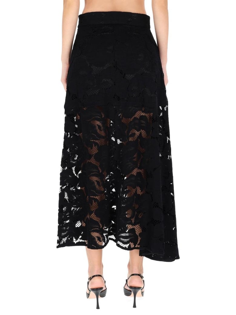 lace midi skirt by Selfnex