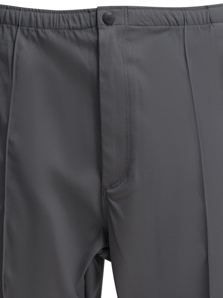 boot-cut cavalry twill pants by Selfnex
