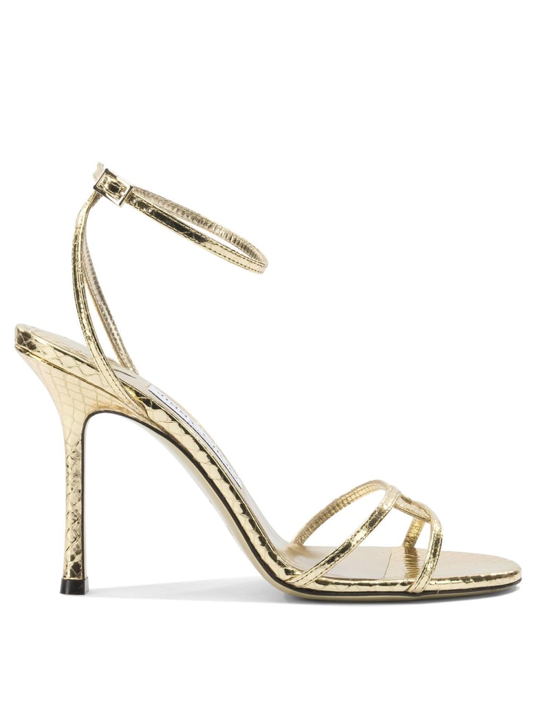 leo 100mm heeled sandals by Selfnex