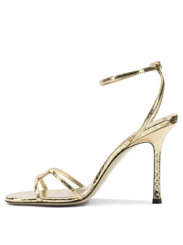 leo 100mm heeled sandals by Selfnex