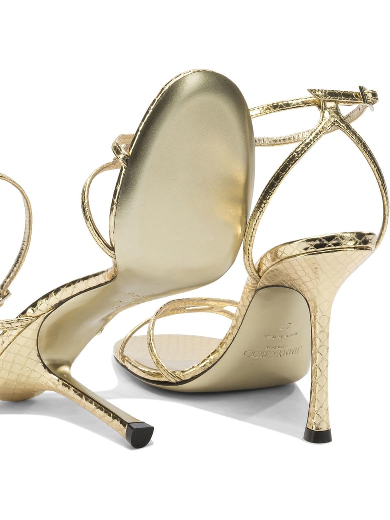 leo 100mm heeled sandals by Selfnex