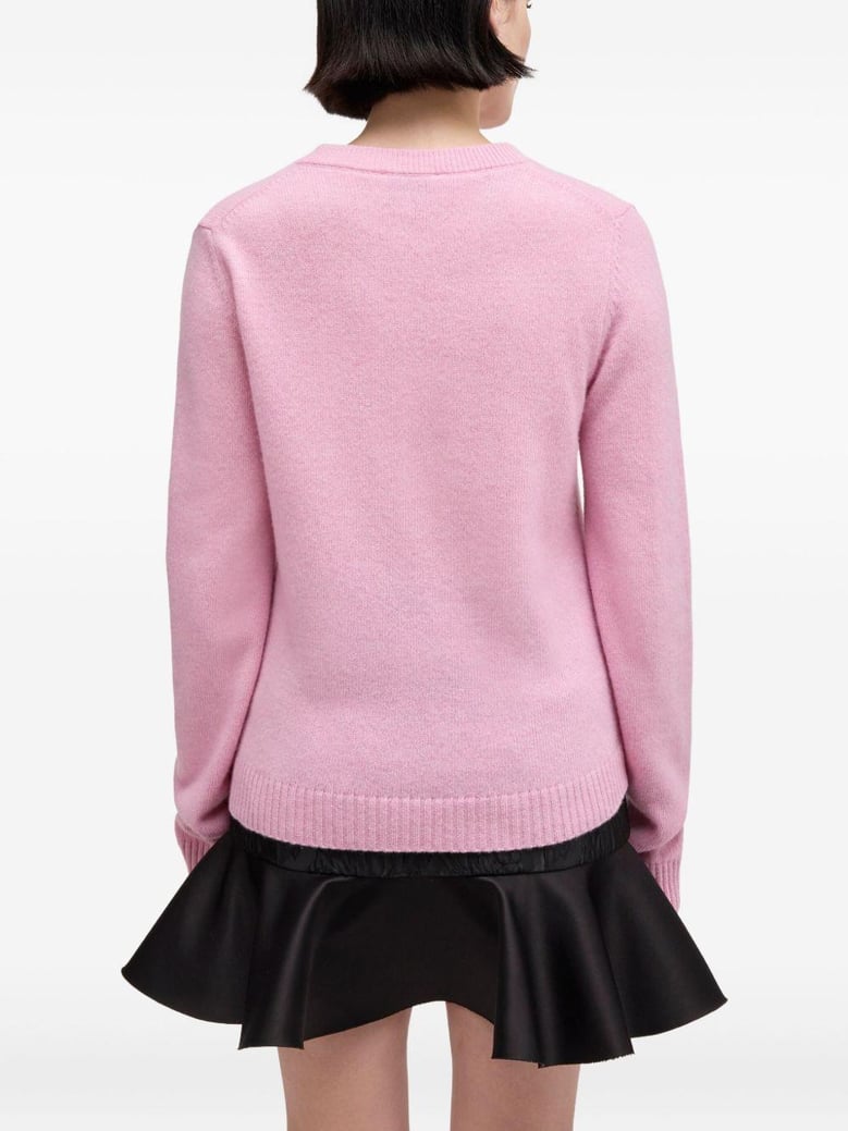 wool crewneck sweater by Selfnex