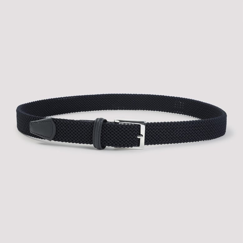 navy blue elastic belt by Selfnex