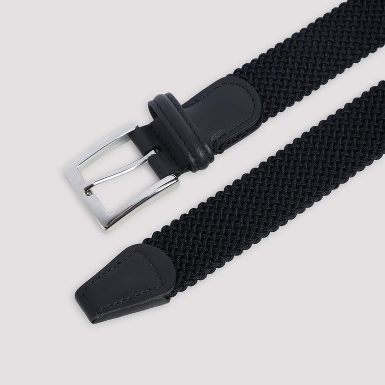 navy blue elastic belt by Selfnex