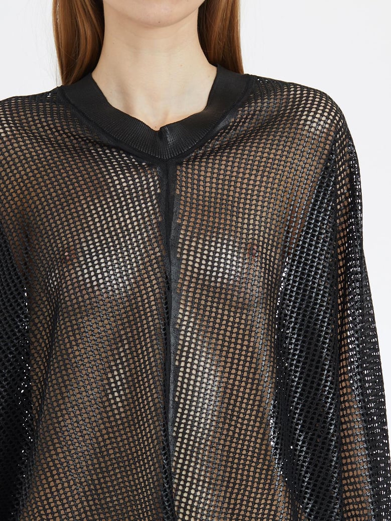 oversized mesh sweater by Selfnex