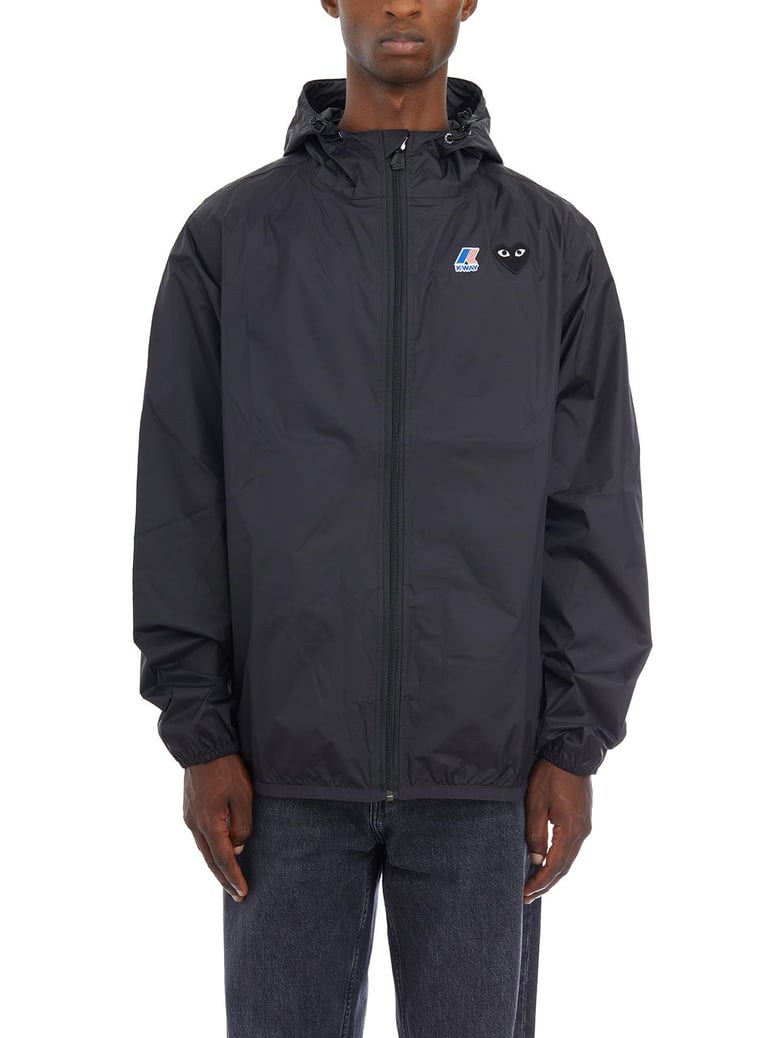 cdg x k-way hooded jacket by Selfnex