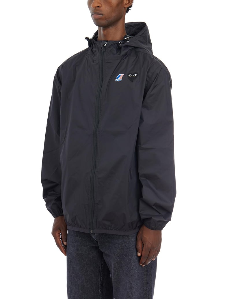 cdg x k-way hooded jacket by Selfnex
