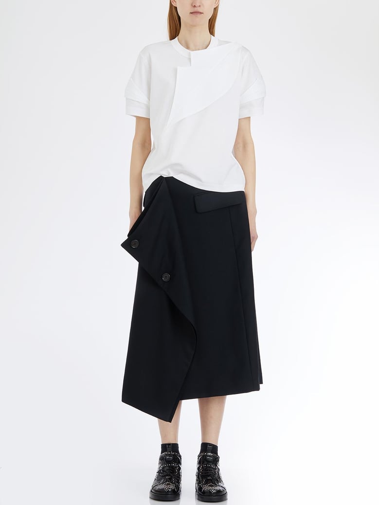 long wool skirt by Selfnex