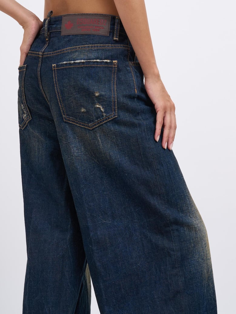 traveler denim trousers by Selfnex